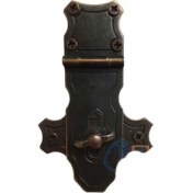 Resim Dekoratif Anahtarlı Sandık Askısı 40X65MM, Oksit, 1 Adet 