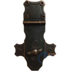 Resim Dekoratif Anahtarlı Sandık Askısı 40X65MM, Oksit, 1 Adet 