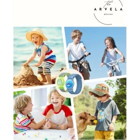 Resim Arvela Airtag Yuvalı Renkli Baskılı Saat - Çocuklar Için, Su Geçirmez, Ayarlanabilir 