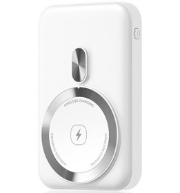 Resim Polosmart Psm129 5000 Mah Kablosuz Powerbank 20w Pd Hızlı Şarj Type-c Çıkışlı Magsafe Beyaz Beyaz 