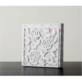 Resim Storemax Çelik Toz Boya Peçetelik (Beyaz, 16X16 Cm) 