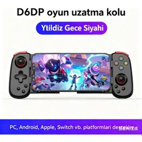 Resim Siyah Kablosuz Bluetooth Oyun Kumandası - Nintendo Switch, Android, İos, Pc Uyumlu 