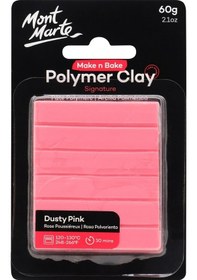 Resim Mm Make N Bake Polimer Kil Signature 60g - Dusty Pink 