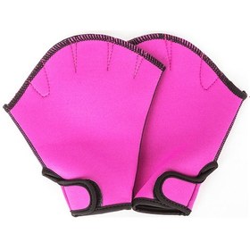 Resim Geeroyoo Pembe Renkli S Boyut Nylon Dalış Eldiveni - Yüzme Ve Sualtı Aktivitesi İçin Gül Kırmızısı 