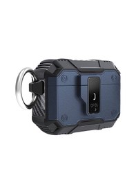 Resim Air-pods 3. Nesil Zore Airbag 35 Darbelere Karşı Dayanıklı Düğmeli Kılıf-mavi Mavi 