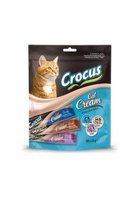 Resim Crocus Çoklu Somon Karides & Karides & Yengeç Kedi Ödülü 30x15gr 