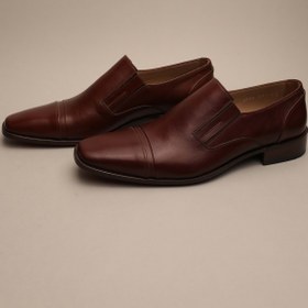 Resim Gondol Erkek Hakiki Deri Klasik Kahverengi 41 Ttx.128 