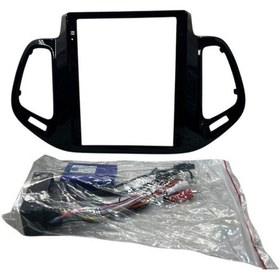 Resim Jeep Compass 2017 9.7'' Tesla Multimedya Çerçevesi Yüksek Kalite 10" 