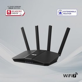 Resim ASUS RT-BE58U WiFi7 BE3600 WiFi7 Dual-Band Gigabit Extendable Router 