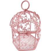 Resim Kuş Kafesi Pembe 1 Adet N11.10488 