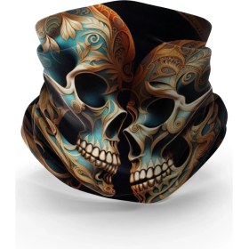 Resim Bebo Store Extreme Spor Motor ve Bisiklet Kullananlara Özel Desenli Buff Boyunluk Bandana Balaklava 