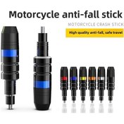 Resim Xuweiwei Red Pair Ev Motorcycle Aksesuarı Modifiye Cnc Koruma Çubuğu Universal Anti Düşme Barı 