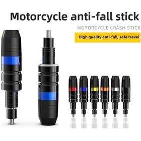 Resim Xuweiwei Red Pair Ev Motorcycle Aksesuarı Modifiye Cnc Koruma Çubuğu Universal Anti Düşme Barı 