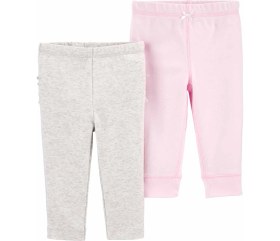 Resim Carter's Kız Bebek Pantolon Set 2'li Paket 