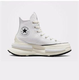 Resim Converse Run Star Legacy Cx Foundational Unisex Beyaz Deri Platform Sneaker - A05111c Beyaz 