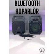 Resim Techno Stock 6.5 Inç Kablosuz Hoparlör Bluetooth Bağlantılı Yüksek Ses 