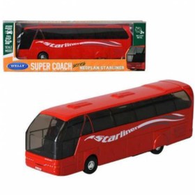 Resim WELLY 1:60 Ölçek Mercedes Benz Starliner Otobüs 