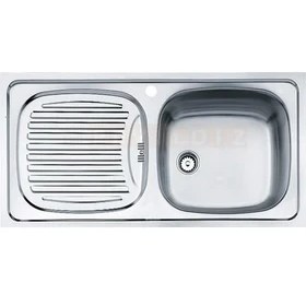 Resim Teka Ebm 45 Sol Paslanmaz Çelik Tek Hazneli Evye 