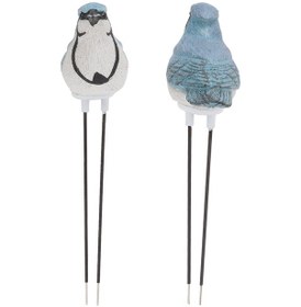 Resim Jeemson Kuş Desenli Toprak Nem Alarm Cihazı, Bitki Sulama Hatırlatıcı, Akıllı Sensör, Dış Mekan Uyumlu, Reçine Malzeme, Batarya Dahil 