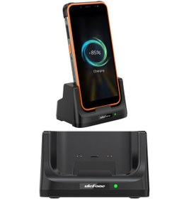 Resim Ulefone Power Armor 16 Pro / Armor 21 İçin Ulefone Usb-c / Type-c Masa Şarj Ünitesi Siyah Siyah 