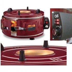 Resim Dn-254 Başak Termostatlı Ve Ön Ve Üsten Camlı Davul Fırın Emaye Güvenilir Kilit Sistemi 1100w 