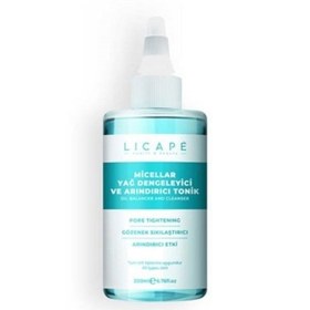 Resim Licape Gözenek Sıkılaştırıcı Arındırıcı ve Yağ Dengeleyici Tonik 200ml 