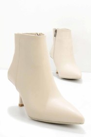 Resim Bambi Ekru Kadin Bot & Bootie K02840171009 