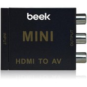 Resim Beek BS-MINIHAV Hdmi To Hdmi + Rca Video Audio 