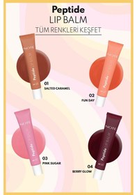 Resim Peptide Lip Balm Spf 30 Nemlendirici Ve Parlatıcı Dudak Balmı - 01 Salted Caramel - Kahverengi 01 