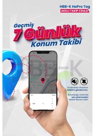 Resim Hapro Tag Apple Uyumlu iOS & Android Airtag Akıllı Gps Siyah 2'li Paket 