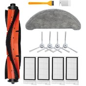 Resim Roidmi Eve Vacuum Mop Uyumlu Yedek Fırça Filtre Mop Seti-12 Parça 