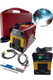 Resim stilmax 201 Amper Çift Kartlı Turbo Fan Soğutmalı Dijital Invertör Kaynak Makinesi + Magmaweld Elektrot Set 