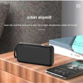 Resim Bluetooth Hoparlör Kablosuz Taşınabilir Ses Ekipmanı Siyah, Küçük Boyutlu - Gümüş 