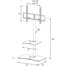 Resim Cnrmağazacilik Sonorous Pl 2810 Wht Led & Lcd Televizyon Sunum Sehpası 