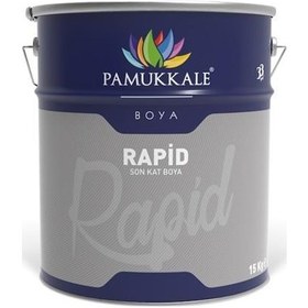 Resim Pamukkale 1470 Rapid Endüstriyel Boya 15 Kg Ral 7046 Telegray 