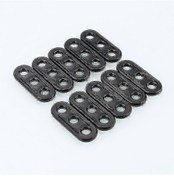 Resim 10 Adet Gergi Çadırı Tamir Kamp Çadırı Kilit Kordonu Halat Bağlantı Elemanı Gergileri Bükülmüş Koşucular Açık Hava - Huiliang 