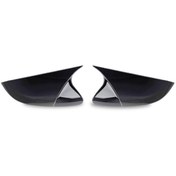 Resim Genel Markalar Toyota Corolla Yarasa Ayna Kapağı Batman Piano Black 2013-2018 