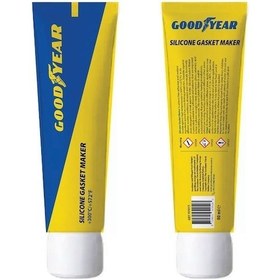 Resim Goodyear 300 Isıya Dayanıklı Siyah Sıvı Conta Tüp Silikon 80 Ml 