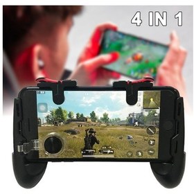 Resim "multi-button Mobile Oyun Tetikleyici V6.0-pubg/fortnite İçin Çift Taraflı L1r1 Gamepad" 