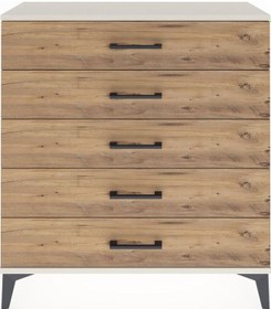 Resim Arges Şifonyer 5 Çekmeceli 88x30x96 Aytaşı-çam Aytaşı 