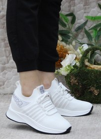 Resim MP M.p 241-1669 Beyaz Hafif Rahat Dolgu Topuk Kadın Spor Ayakkabı 