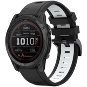 Resim Sones Garmin Tactıx 7/7pro 26mm İki Renkli Spor Silikon Saat Kordonu 