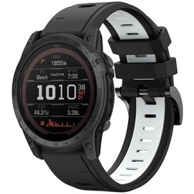 Resim Sones Garmin Tactıx 7/7pro 26mm İki Renkli Spor Silikon Saat Kordonu 