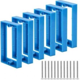 Resim Fastbuy 6 Adet 1/2 İnç Priz Kutusu Uzatıcı, Tek Çeteli, Kolay Montaj 