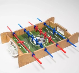 Resim Ahşap Langırt Mini Masa Futbolu 
