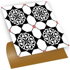 Resim Tink Kendinden Yapışkanlı Fayans Kaplama Şam Desenli 30x30 Cm 33 Adet 3 M² 