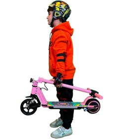 Resim Elektron Kids S5 Elektirikli Çocuk Scooter (Pembe) 