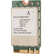 Resim Yuntech01 Nfa765 Çipsetli Mt7922 Wifi 6e Dahili Kablosuz Kart - Bluetooth 5.3, 2.4g/5g/6g Üç Bant, 5400mbps Hız, Win10/11 Uyumlu 