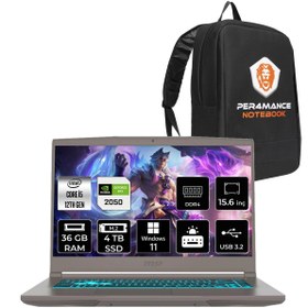Resim MSI Thin 15 i5 12450H 36GB 4TB SSD RTX2050/4GB 15.6" FHD 144HZ W11H B12UCX20TR & PER4 ÇANTA 