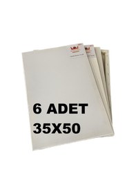 Resim Tuval 6'lı 35*50 Çift Astarlı Arkadan Zımbalı Tuval 